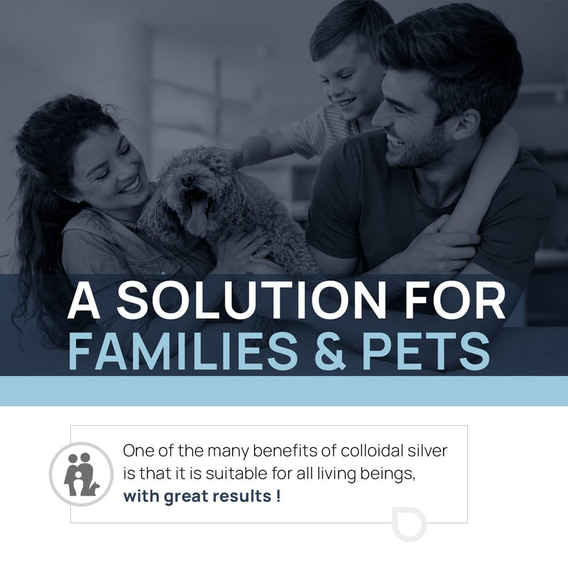 Colloidal silver 10ppm 500 ml ● Premium silver water Stronger than 25ppm ● For humans, dogs & cats ● Carbon neutral ● 100% natural with 2 ingredients 500.00 ml (pack of 1) - NewNest Australia