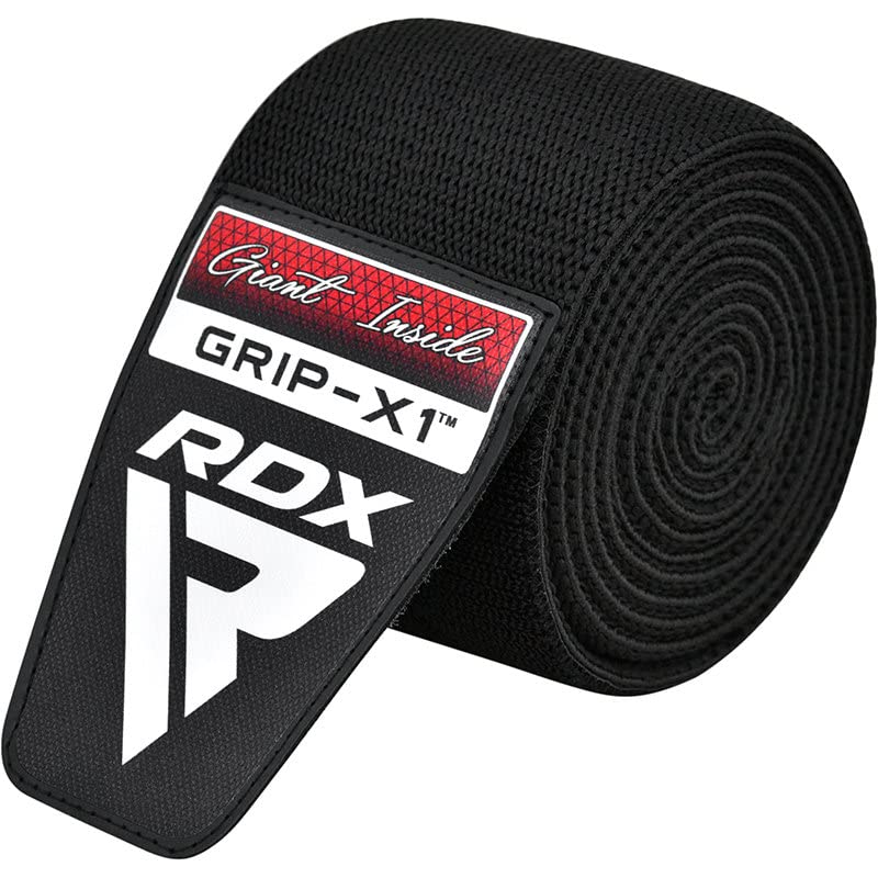 Rdx Knee Supports, Strength Training Fitness, Approved Ipl Uspa, 200 Cm Long Elastic Knee Wraps Pair With Velcro Fastening, Deadlifting, Bodybuilding, Weightlifting, Strength Sports, Powerlifting, Women Men - NewNest Australia