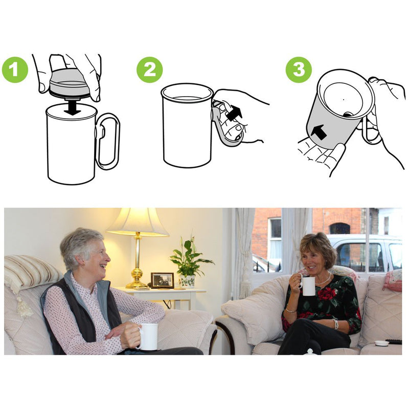 NRS Hand Steady Mug with Easy Drinking Cup Aid - NewNest Australia