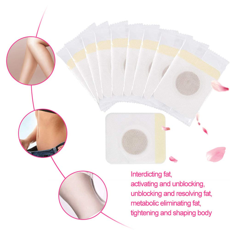 Pack Of 40 Slimming Patches, Weight Loss Navel Stickers, Burning Fat Stickers, Belly Fat Burning Stickers, Plastic Slim Belly Stickers, Weight Loss Patch, Weight Loss Patch (1#) - NewNest Australia