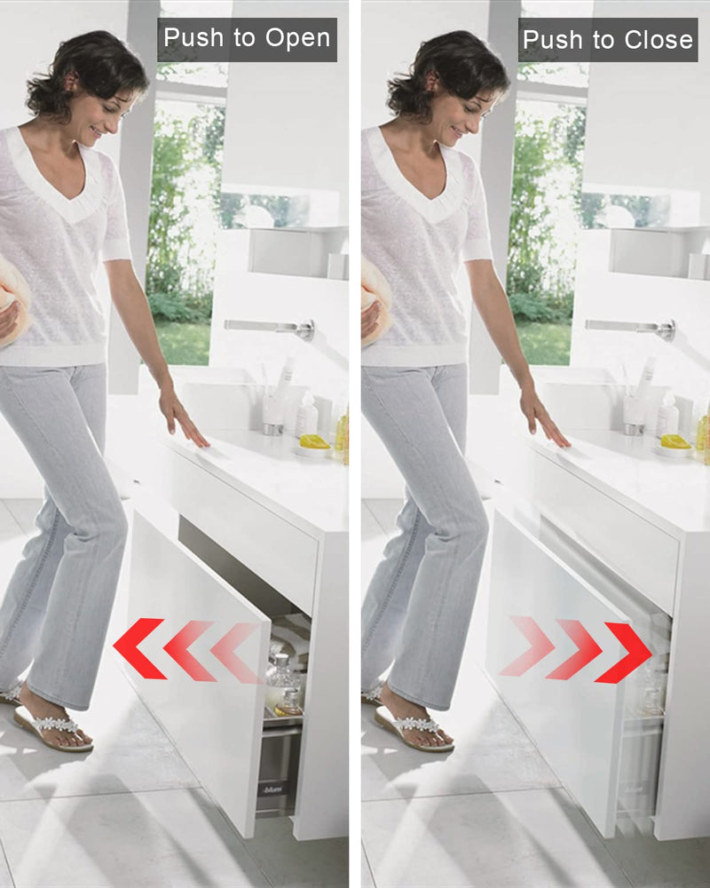 Magnetic Push Latches for Cabinets Jiayi 6 Pack Push to Open Cabinet Hardware Push Touch Latch Kitchen Door Push Release Latch for Drawer Closure Push Catch Pop Out Latch - NewNest Australia