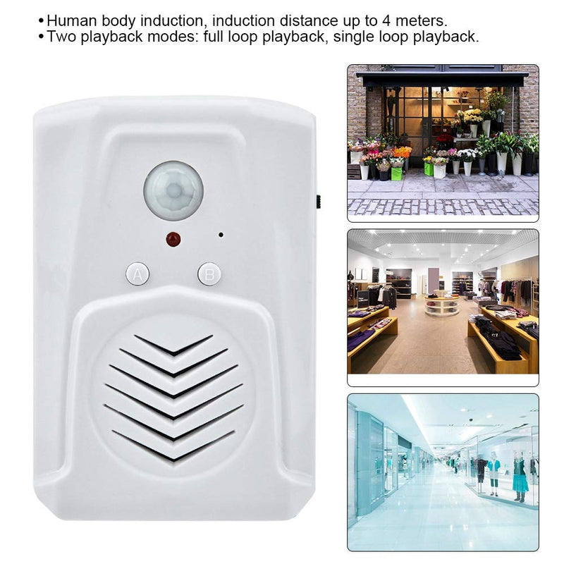 Tosuny Motion Sensor PIR Infrared Audio Player Doorbell, USB/Battery Powered Motion Sensor Activated Alarm MP3 Audio Player Infrared Induction Doorbell, Built-in speaker, 32M Flash Memory - NewNest Australia