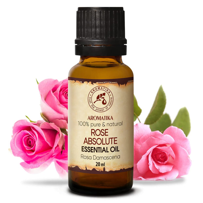 Rose Absolute Essential Oil 20 Ml - Pink Damascena Bulgarian - Aromatherapy Rose Oil For Diffusers And Oil Burners - Fragrance Oils For Soap Making And Candles - Rose Oil For Skin & Hair And Room - NewNest Australia