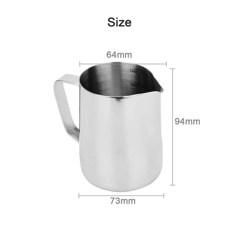 YORKING Stainless Steel Milk Coffee Frothing Jug Frother Latte Container Pitcher Tool for Coffee Making - NewNest Australia