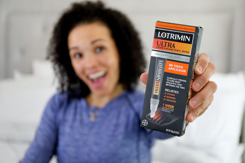 Lotrimin Ultra with New No Touch Applicator, a 1 Week Athlete's Foot Treatment Cream. Prescription Strength Butenafine Hydrochloride 1%, Cures Most Athlete’s Foot Between Toes, 0.7 Ounce (20 Grams) - NewNest Australia