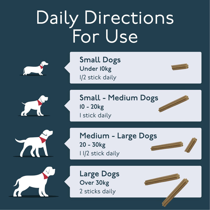 Petlab Co. Prebiotic Dental Sticks – Dog Dental Sticks To Target Plaque Build-Up At The Source & Keep Breath Fresh - Formulated To Maintain Your Dog’s Oral Hygiene 150 g (Pack of 4) - NewNest Australia