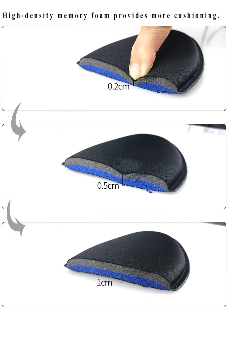 TREEPERI Memory Foam Insoles for Men and Women, Comfort Shoe Inserts, Cushioning Shoe Insoles for Sports Shoes, Trainers, Sneakers, Walking Boots, Work Shoes (1 Pair) 10 Men-black[1 Pair] - NewNest Australia