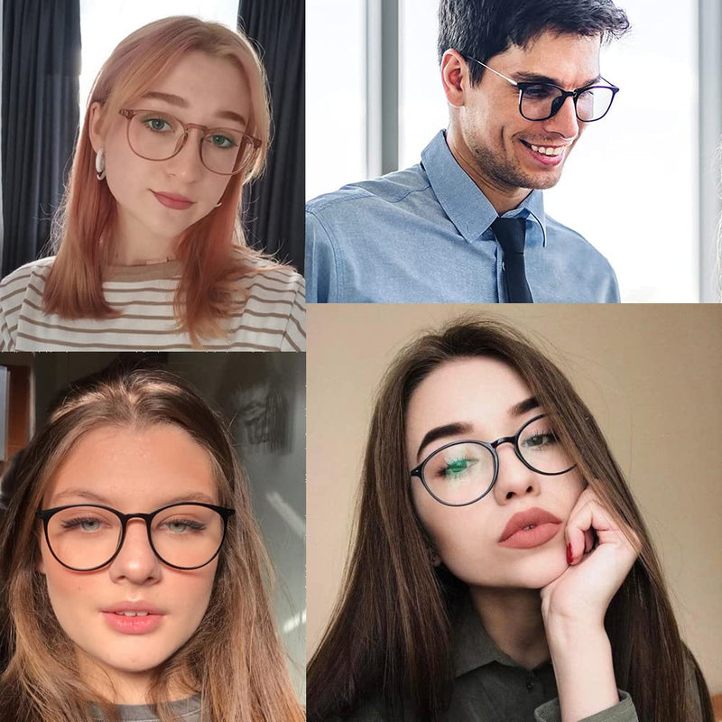Musivon blue light filter glasses for women without strength - men's blue filter computer glasses window glass screen glasses - NewNest Australia