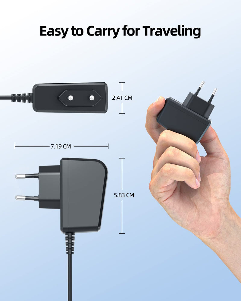1.8M charger suitable for Philips HQ8505 3000 5000 7000 9000 Series PT860 S5050 QT4022 Aquatouch shaver replacement power supply charging cable - NewNest Australia
