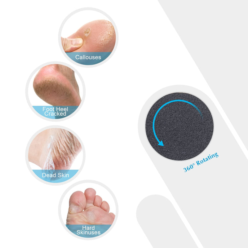 Bng Foot File For Callus Remover, Pack Of 50, Foot Sandpaper, Replacement Foot Files Pads With Electric Sanding Disc Shaft For Foot Care, Cracked Heels, Hard Dead Skin, Pedicure Set - NewNest Australia