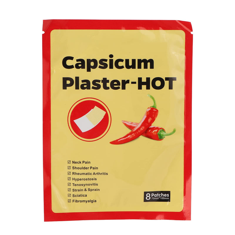 Capsicum Stickers Capsaicin Pain Relief Patches, Pain Patches Heat Patches 40 Pieces Self Adhesive Heat Pads Chinese Medicinal Paprika Patches Heat Patch Chinese Pain Relief Patches - NewNest Australia