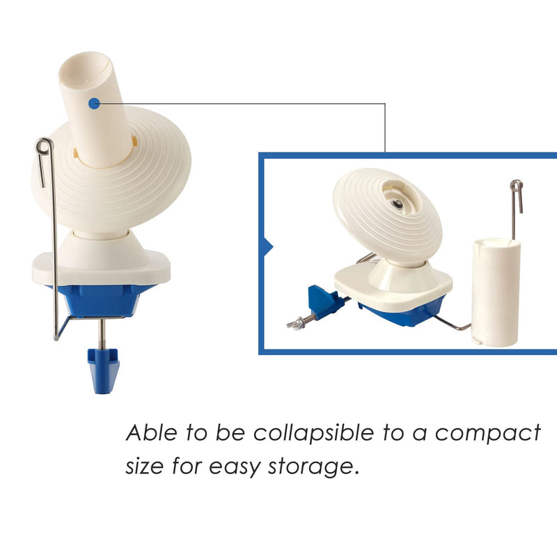 MAOPINER Needlecraft Yarn Ball Winder Hand-Operated | Manual Wool Winder Holder for Swift Yarn Fiber String Ball - NewNest Australia