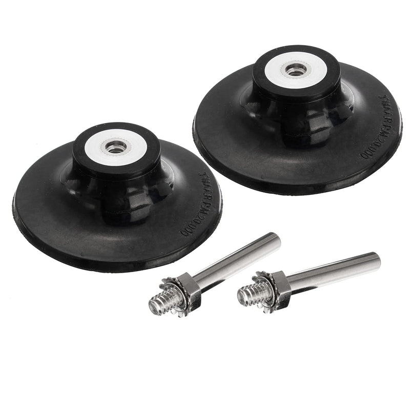 Yakamoz 2 Pcs 3 Inch Roll Lock Sanding Disc Holder with 1/4" Shank Quick Change Roll Lock Sander Pad Holder Adapter for Power Drill Air Die Grinder Sanding Polishing Grinding Tool Accessories - NewNest Australia