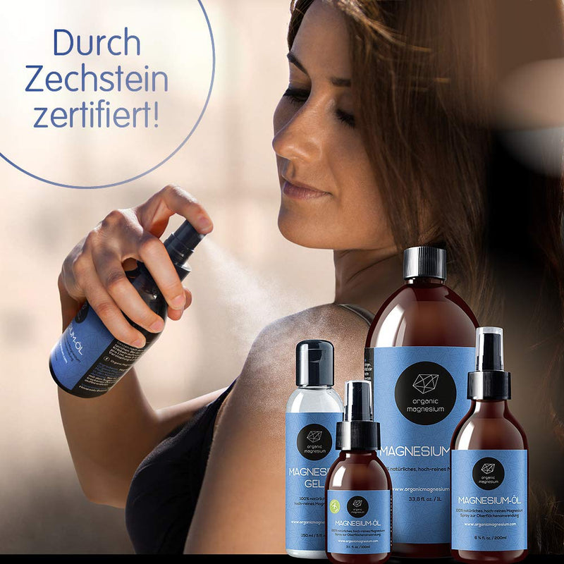 Ultra Pur Magnesium Oil Spray 100ml - 100% Naturally Pure Zechstein Oil from Organic Magnesium | Perfect for sports & muscle relaxation | Liquid MagnesiumChloride Oil concentrate - NewNest Australia