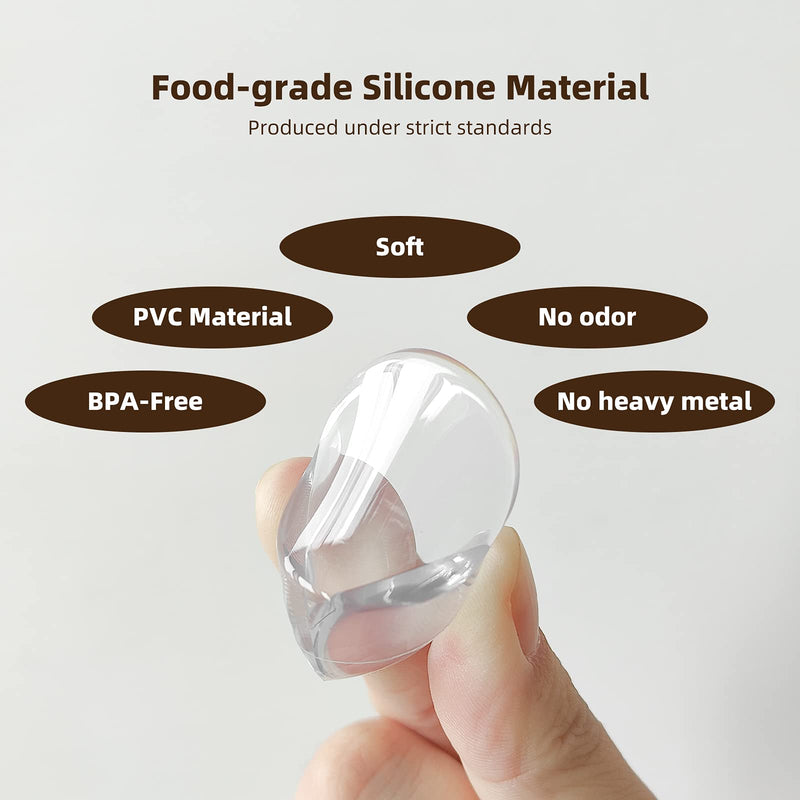 Corner Protector for Baby, Protectors Guards - Furniture Corner Guard & Edge Safety Bumpers - Baby Proof Bumper & Cushion to Cover Sharp Furniture & Table Edges - Clear and Transparent - (18 Pack) - NewNest Australia