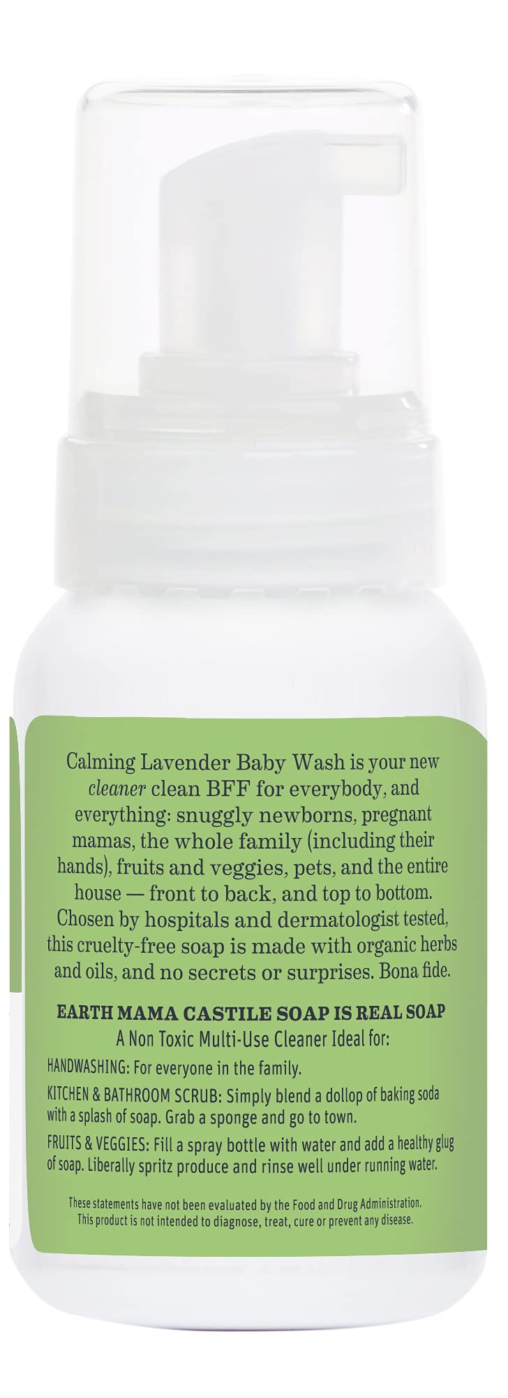 Earth Mama Calming Lavender Foaming Hand Soap | All-Purpose Castile Body Wash, 5.3-Fluid Ounce - NewNest Australia