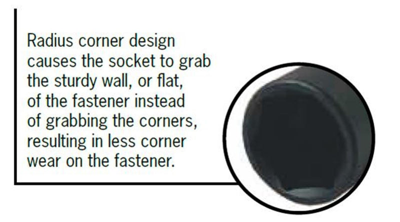 Sunex 28492 1/2-Inch Drive 3/4-Inch Extra Thin Wall Wheel Protector Impact Socket - NewNest Australia