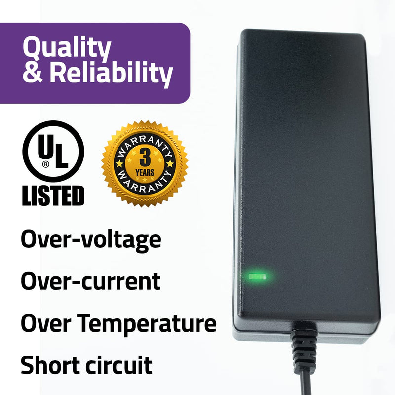 Hitlights 24V Power Supply - Input 110V-240V AC, Output 24V DC / 60W, 2.5 amps - AC Plug Cord for LED Light Strip, Controllers or Dimmers 60.0 Watts - NewNest Australia