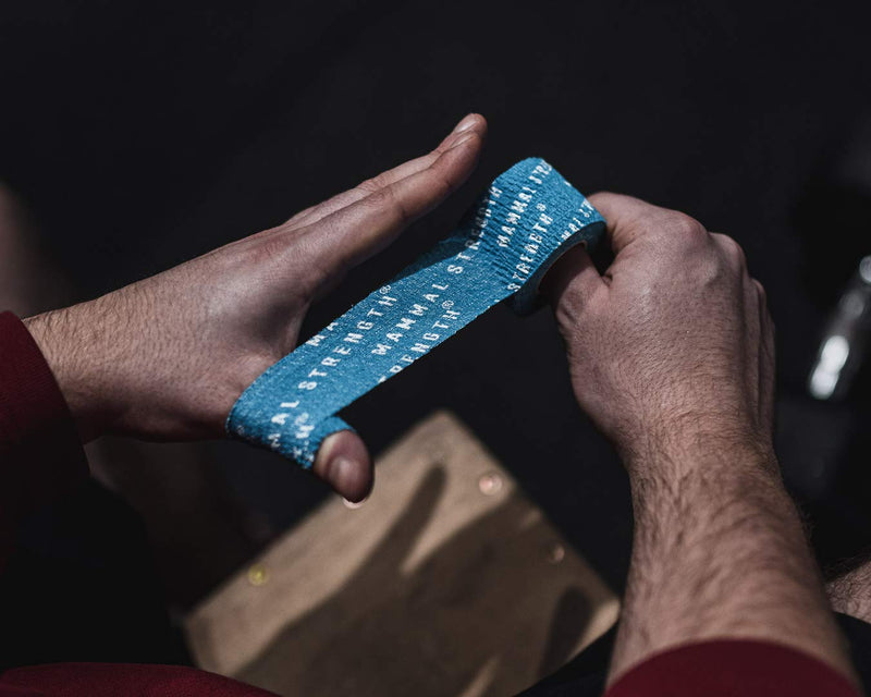 Mammal Strength 2.0 Hook Grip Tape (Box Of 4) - Plastic-Free, 9 Meter Rolls, Premium Thumb Super Sticky Finger Tape - Stretchy, Flexible And Easy Tear Grip Tapes (9 Meters X 4 Cm) - NewNest Australia