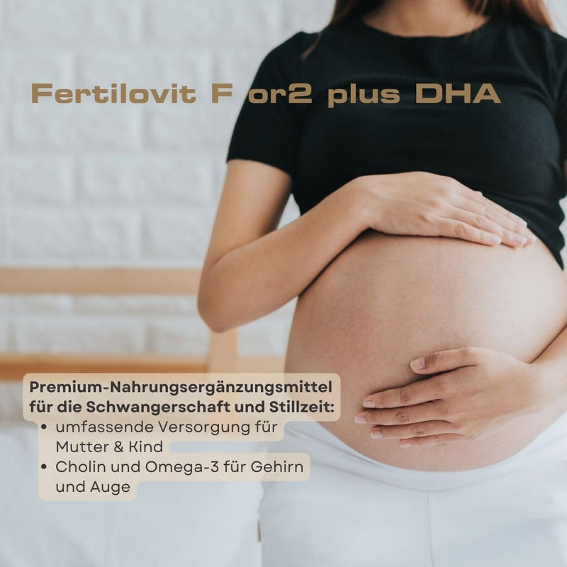 Fertilovit For2 plus DHA | Premium vitamins for pregnancy and breastfeeding | Mom & Baby | 60 capsules | 1 month pack - NewNest Australia