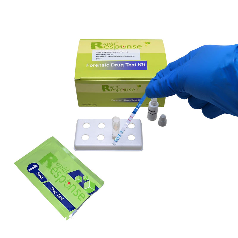 Fentanyl Test Strip Kit for Liquid and Powder Substances - 5 Test Strips per Kit - BTNX Rapid Response Forensic Kit - NewNest Australia
