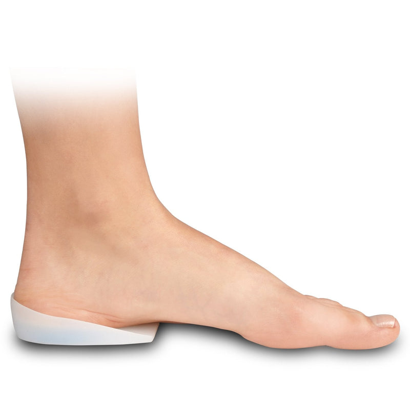 Soles Silicone Heel Cups (Pair) Soft Cushions to Help Relieve Foot Pain, Bone Spurs, Plantar Fasciitis - Hypoallergenic Stain and Odor Resistant - Unisex (L / 39-40-41), Transparent L / 39-40-41 - NewNest Australia