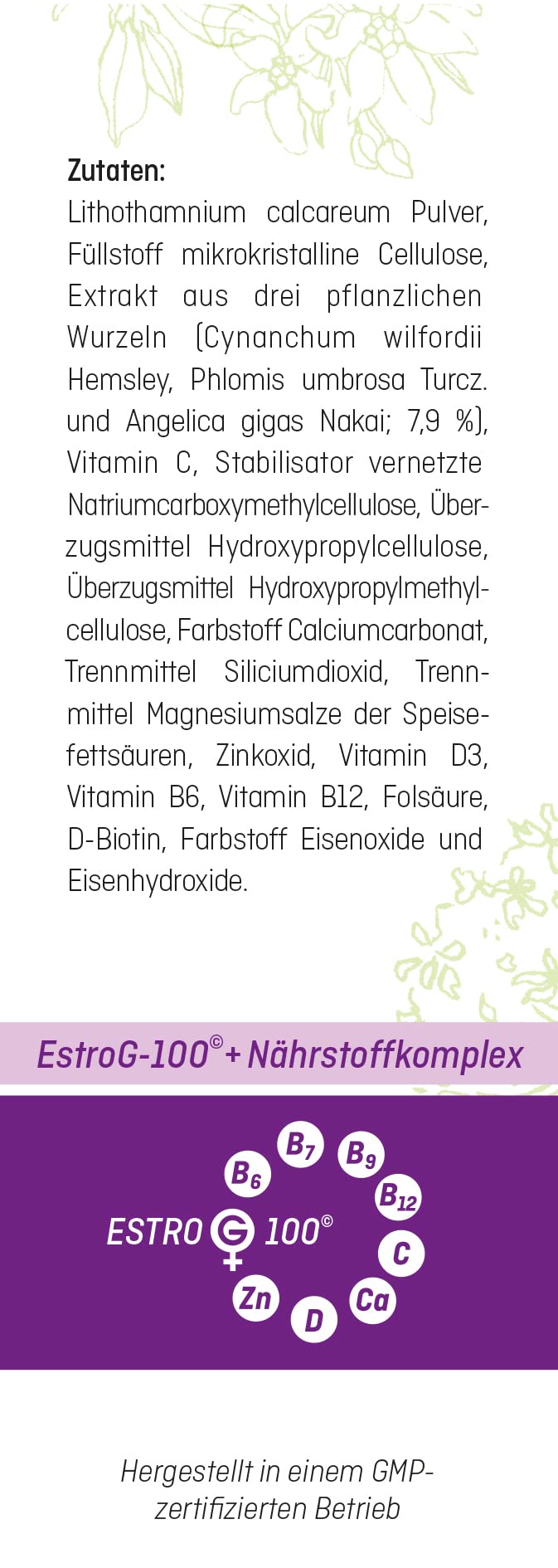 menoelle® menopause tablets, herbal with EstroG-100 extract. For hot flashes, insomnia and other symptoms. Hormone-free, vegan with no side effects. 60 tabs/month. - NewNest Australia