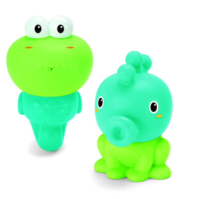 INFANTINO Senso' Plug and Squirt Baby Bath Toys, 4 X cute easy to clean, colourful sea animals, for 6 months and over 4 Piece Senso' Plug & Squirt Bath Pals - NewNest Australia