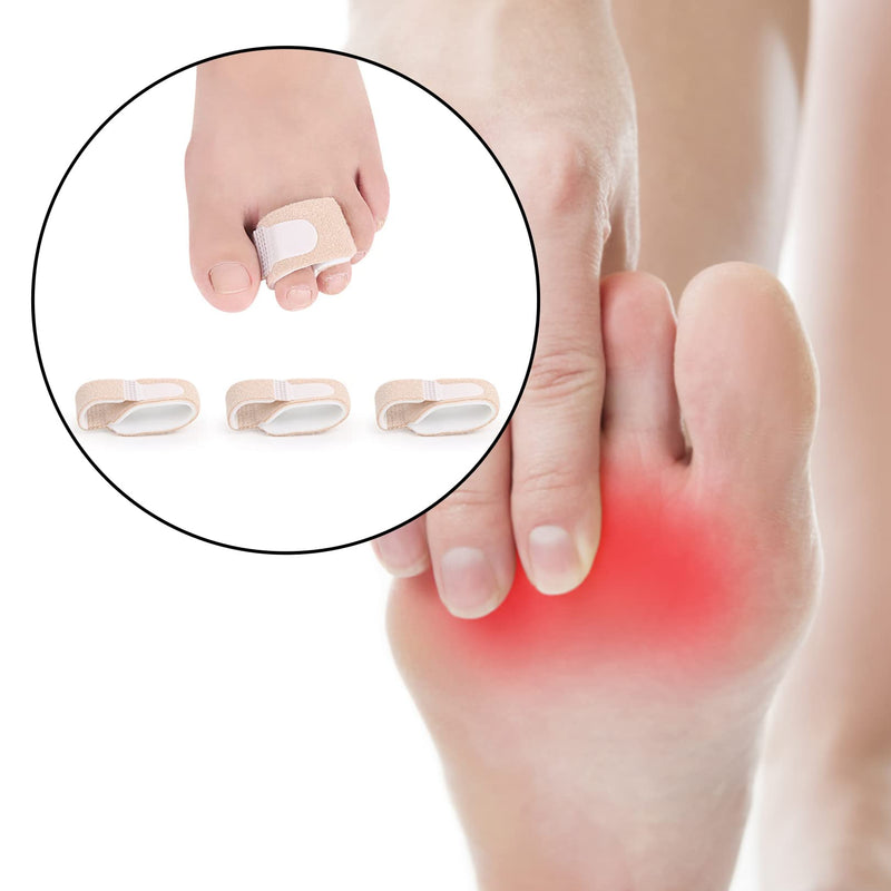 3Pcs Reusable Hammer Toe Straightener,Toe Bandage,Hammer Toe Separators Splint,Hammer Toe Straighteners,Toe Cushioned Bandages,Toe Splints for Bent Toes Hammer Toes Overlapping Toes Broken Toes - NewNest Australia