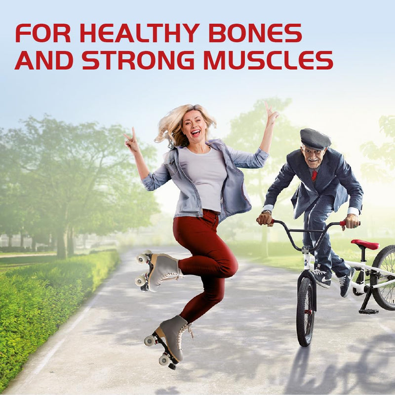 Vitamin D3 K2 Hevert plus calcium and magnesium 1000 IU capsules, 60 capsules - NewNest Australia