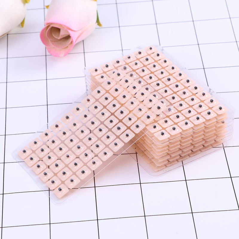 Healifty Ear Seeds Acupuncture 600 Counts Disposable Ear Press Seeds Acupuncture Vaccaria Plaster Bean Massage Multi-Condition Ear Seeds Acupressure Kit (10 Sheets) - NewNest Australia