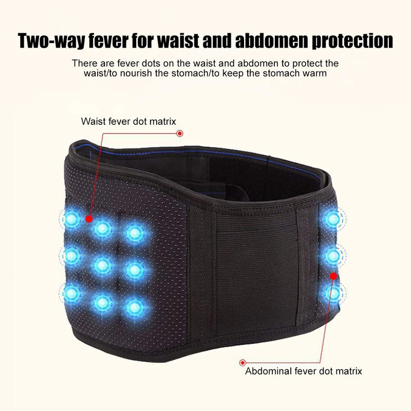 Cricia Magnetic Field Therapy Lumbar Support Belt, Self-Heating Back Support, Back Belt - NewNest Australia