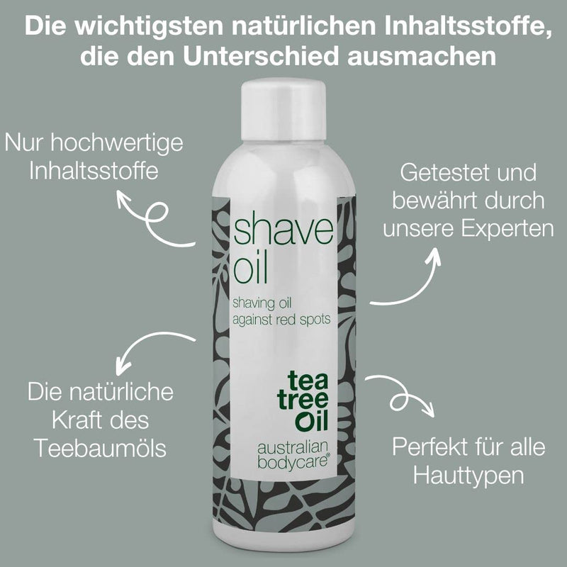 Shaving oil for the whole body - Shaving Oil Shaving oil against irritation, redness and razor bumps - The result: smooth, gentle, with pleasantly less irritation and redness, 80 ml - NewNest Australia