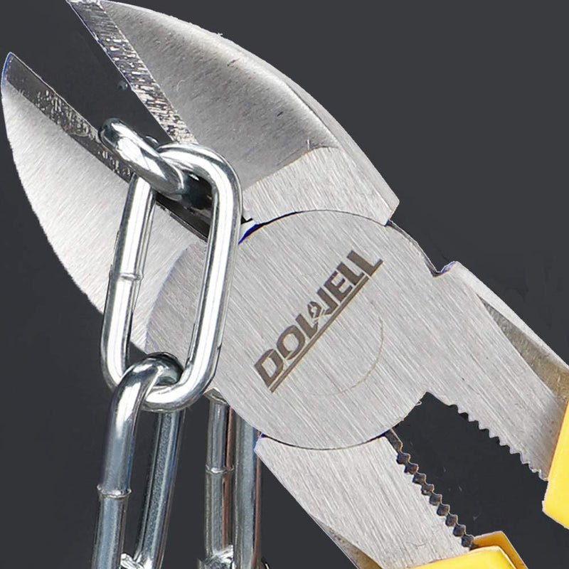 DOWELL Diagonal Cutting Pliers 6 Inch Diagonal Cutters Wire Cutters Durable Nickel Chromium Steel Construction for Electricians and Homes 6" Diagonal Cutting Pliers - NewNest Australia