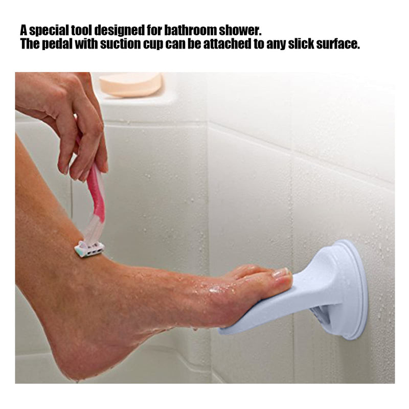 Shower Foot Rest for Shaving Legs, Professional Shower Foot Rest Elderly Bathroom Foot Pedal Step with Suction Cup Shower Foot Rest Suction Cup Shaving Pedestal Shaving Legs Time Saving Shower Step - NewNest Australia