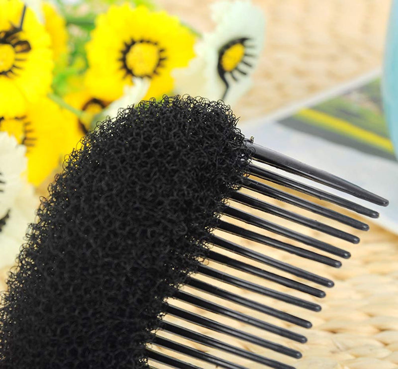 Ericotry 2Pcs Charming Bump It Up Volume Inserts Hair Comb Do Beehive Hair Styler Insert Tool Hair Comb Hot Hair Base Styling Accessories for Women Girls (Beige) - NewNest Australia