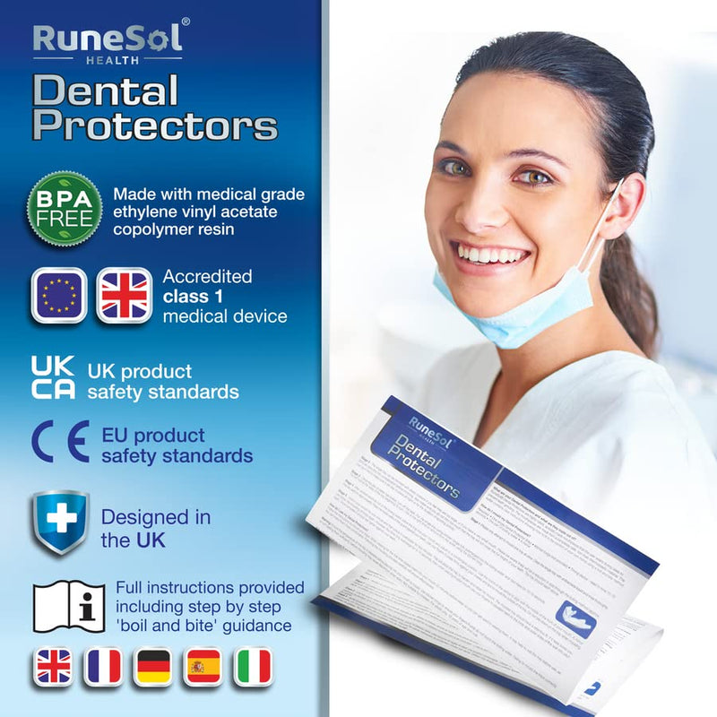 Runesol bite splint against teeth grinding, 12 x mixed pack, dental splint for grinding, grinding splint for night, bite splint for bruxism, mouth guard, splint, snoring splint - NewNest Australia
