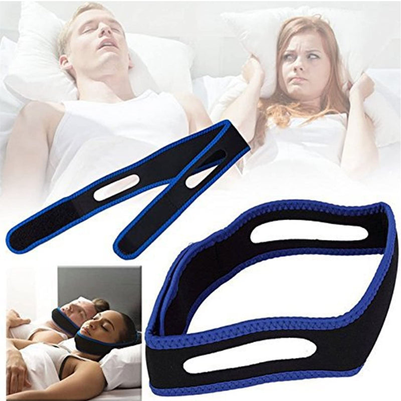 Viksaun Pack Of 2 Anti Snoring Chin Straps, Sleeping Aid Anti-Snoring, Snoring Device For Reduction Of Snoring, Professionally Effective Helps Against Snoring, Health Care Tools For Women Men (Pack Of 2) - NewNest Australia