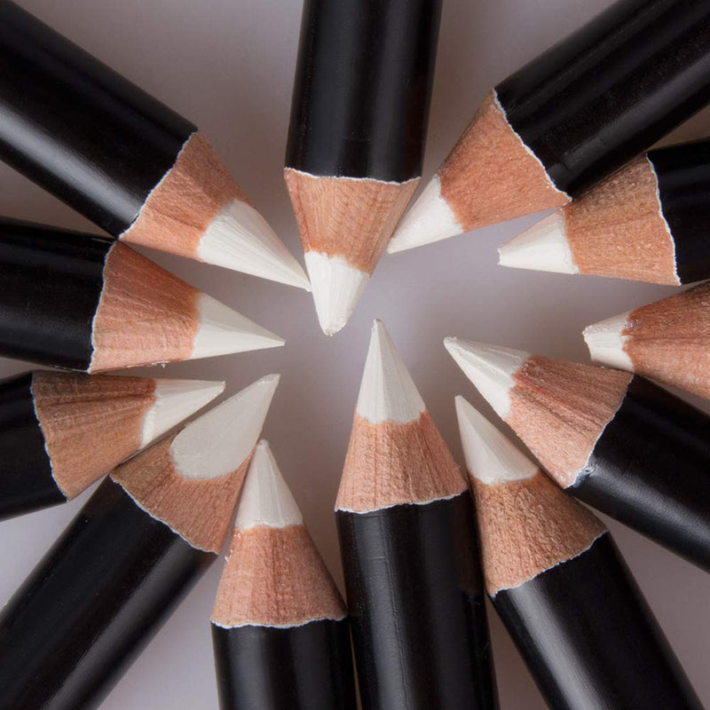 White Eyeliner Pencil, NACGUO Professional Waterproof, Long-Lasting Eyeliners Makeup Pencils - Soft Strokes, Easy Glide - Multipurpose Makeup Tool, Works as Eyeshadow, Highlighter, or Lip Liner - NewNest Australia