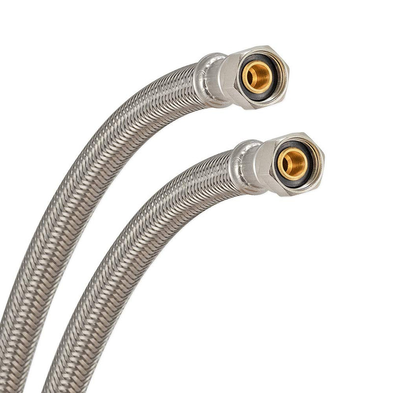 Eastman 48078 Braided Stainless Steel Faucet Connector, 3/8 inch Comp, 36" Length, 0 - NewNest Australia