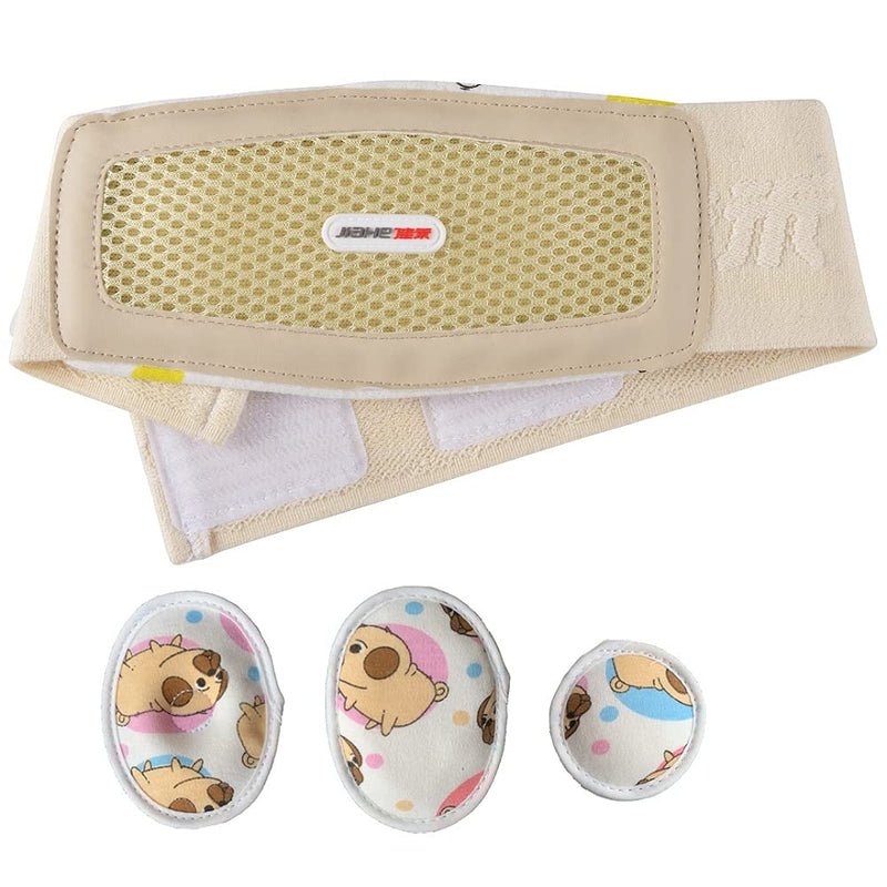 Umbilical Hernia Belt Baby Belly Button Band Infant Belly Wrap Truss Abdominal Binder for Children Kids Support Adjustable Navel Belly Band Newborn Umbilical Cord 15-20 inch - NewNest Australia