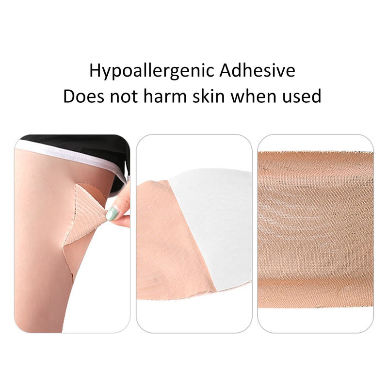 10pcs Inner Thigh Friction Pad,Thigh Tapes Elastic Breathable Wearable Inner Thigh Prevent Chafing Sticker Disposable Invisible Anti Chafing Thigh Tape Body Anti Friction Pads Anti Chafing Thigh Pads - NewNest Australia