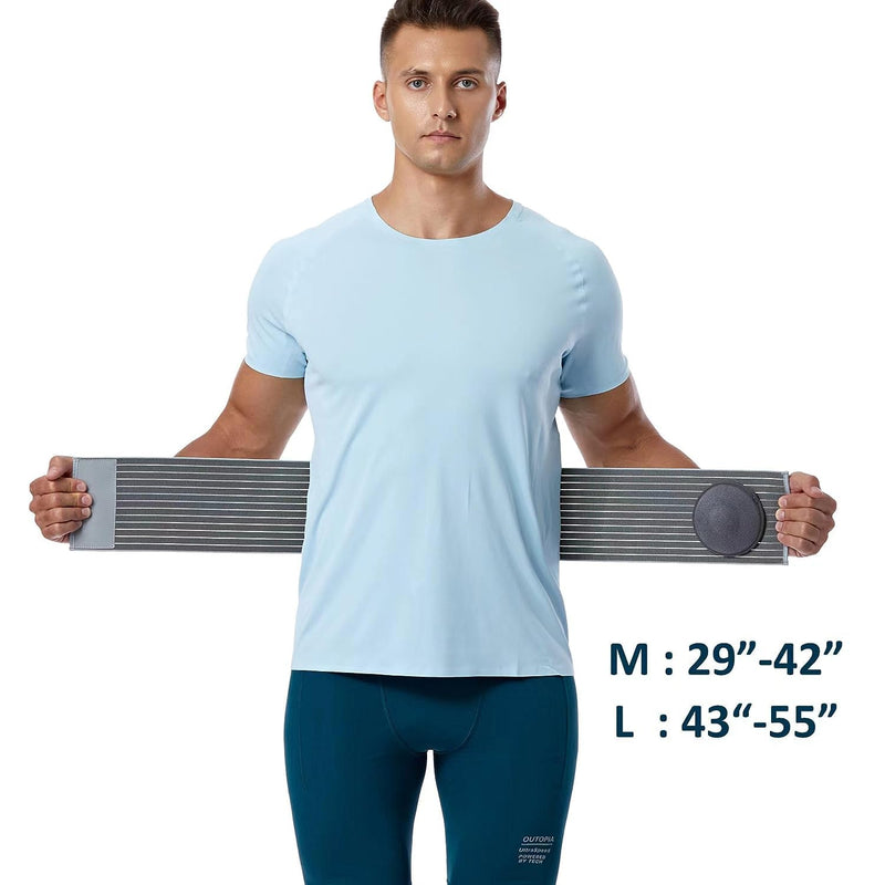 HEERTEAJ umbilical hernia bandage & inguinal hernia bandage as an abdominal bandage. Abdominal belt for navel hernia. Inguinal hernia bandage | Hernia Abdominal Belt for Women & Men L 1 - NewNest Australia