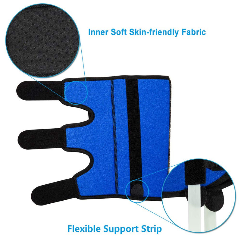 Elbow Brace for Cubital Tunnel Syndrome Adult Elbow Immobilizer Stabilizer Support Splint for Arthritis Pain Relief Tendonitis at Night Sleeping,Arm brace for Women and Men, Fits Both Arms Blue L - NewNest Australia