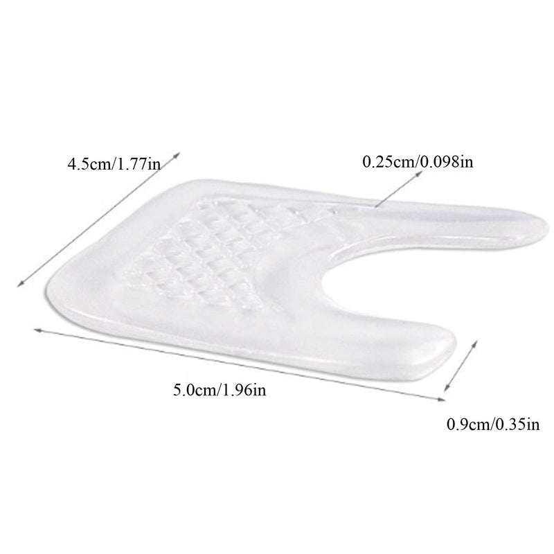 10 Pieces Waterproof Toe Cushions Pads, U-Shaped Gel Callus Pads from Rubbing, Reusable Callus Cushions - NewNest Australia