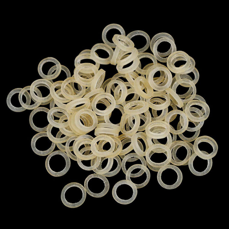 RZJZGZ 5 Pack (500 Pcs) Dental Orthodontic Elastics Latex Rubber Bands for Braces Great for Dentist, Dreadlocks, Braids, Top Knots (1/4 Inch) 1/4 Inch - NewNest Australia