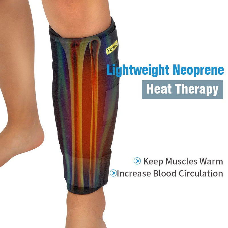Calf Support Brace Adjustable Shin Splint Breathable Compression Calf Bandage Sleeve for Relieving Tight Calves, Muscle Discomfort, Torn Calves, Swelling, Sprains Recovery, Men and Women - NewNest Australia