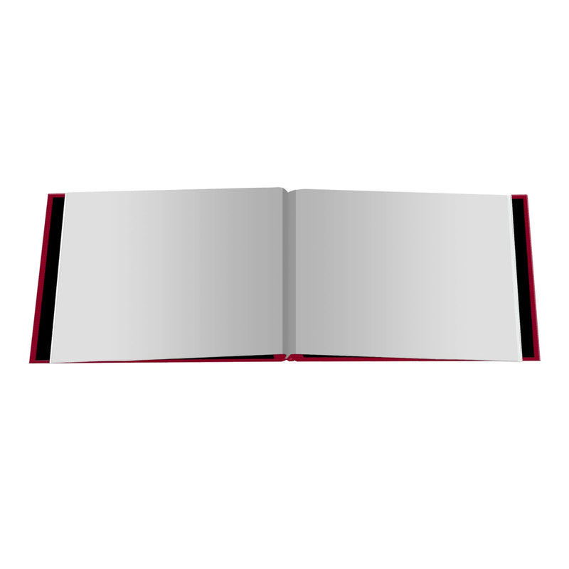 Pioneer 5 Inch by 7 Inch Postbound Fabric Frame Front Memory Book, Apple Red 5"x7" - NewNest Australia