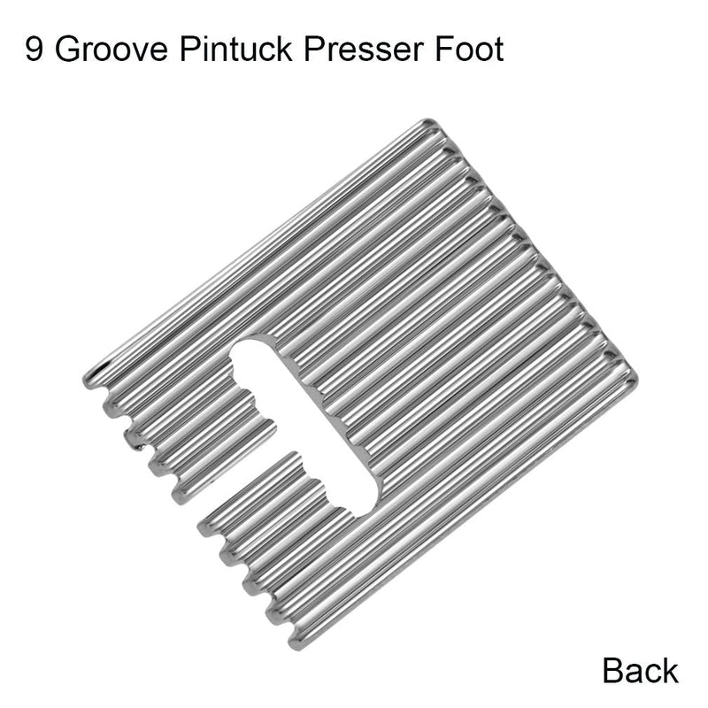6Pack Twin Needle Double Needle with 2 PCS 9 Groove Pintuck Presser Foot 3 Size 2/90 3/90 4/90 by HOWRIN - NewNest Australia