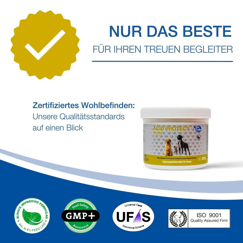 NutriLabs Acid Protect® chewable tablets for dogs 100 pieces - stomach herbal tablets with montmorillonite, psyllium, marshmallow, zinc, etc. - health products for dogs - nutritional supplement dog single - NewNest Australia